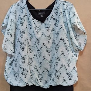 AB Studio Blue with black dot design